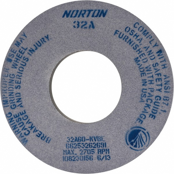 Picture of Carborundum "Norton" 12X1X5 32A60-Kvbe A/O Typ1 Grind Wheel Surface Grinding Wheel